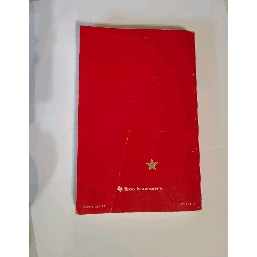 Texas Instruments TI-83 Plus Graphing Calculator Instruction Manual Guide - Picture 7 of 7